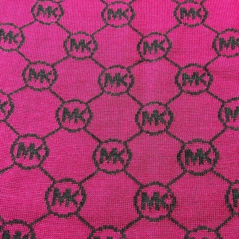 Women’s Michael Kors Pink and Black Magenta Reversible Scarf Super Soft
